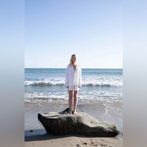 Oak + Fort Women's Bubble Gauze Long Sleeve Shirt